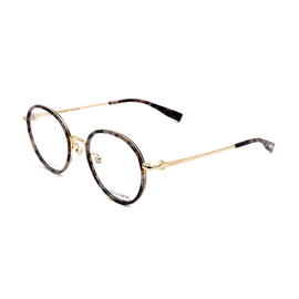 trussardi眼镜复古圆框女杜鲁萨迪近视眼镜架，长脸个性镜框vtr197f