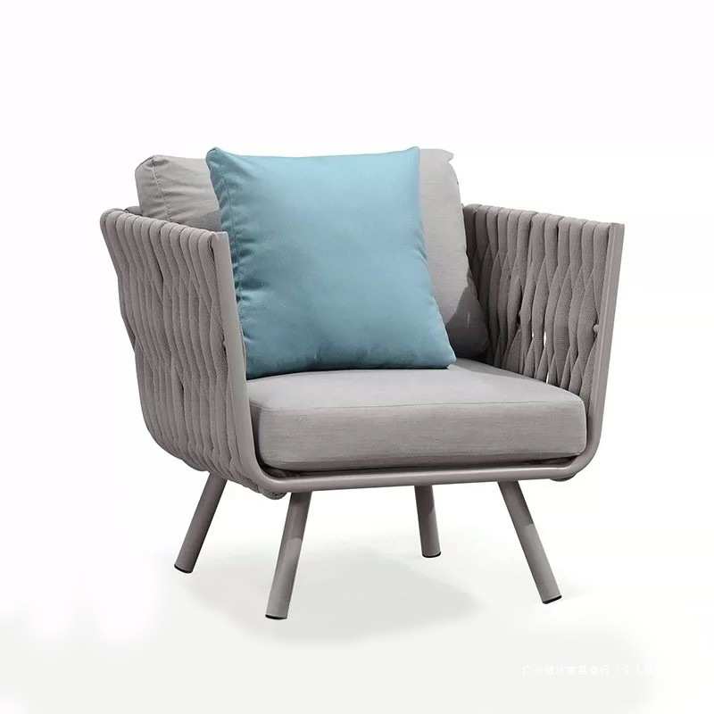 户外沙发庭院组合别墅花园露台藤编防水防晒藤椅露天铝合金藤沙发