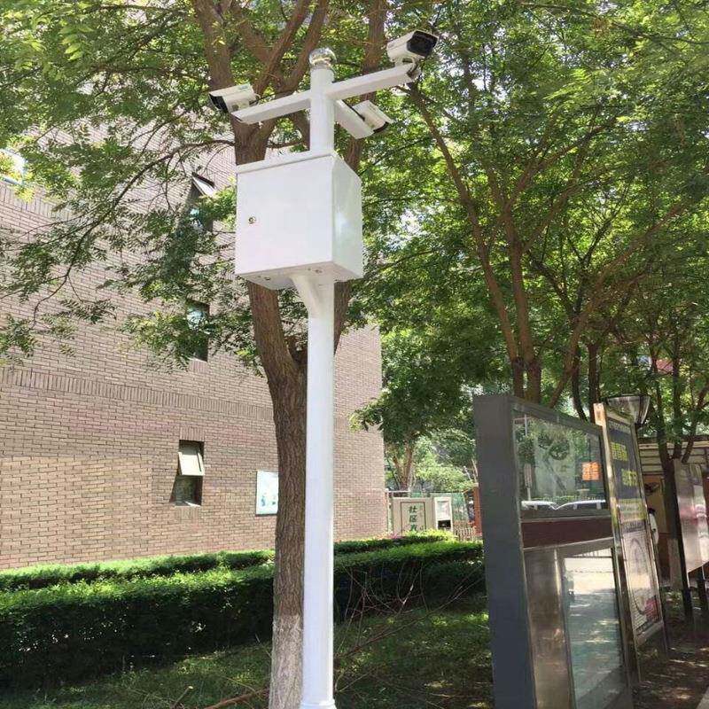 灰色监控杆底板法兰支架机箱管子底座各式抱箍