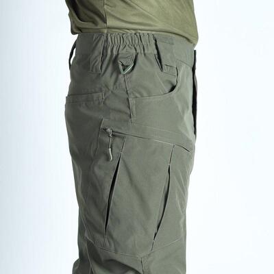 Men Color Zipper Waterproof Tactical Pants featuring