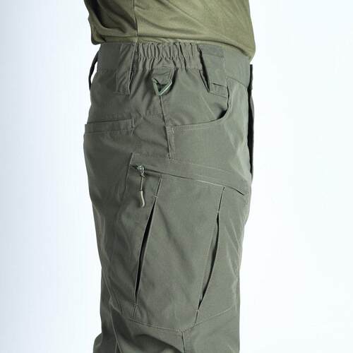 Men Color Zipper Waterproof Tactical Pants featuring
