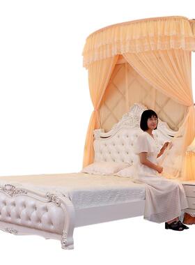 2025023-1年新款家用U轨型伸缩蚊帐形折叠导1.架8米隐床支1.5m2公