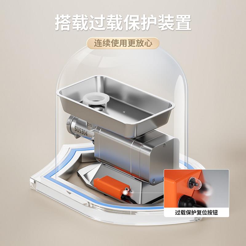 正品鑫品元绞肉肉机商大功率式碎打肉用馅灌台肠绞馅机图片