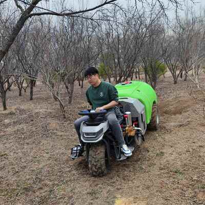 驾乘式果园打药机大容量果树杀虫喷药机农用雾化均匀高喷打药车