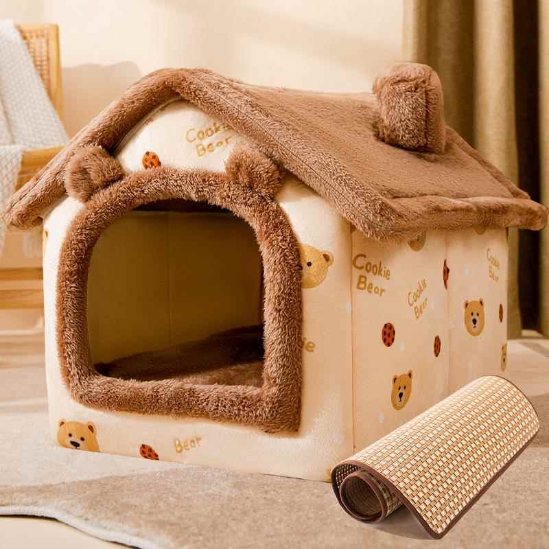高档猫窝四季通猫用冬季保暖封神闭式猫床猫屋猫房子幼猫别墅宠物