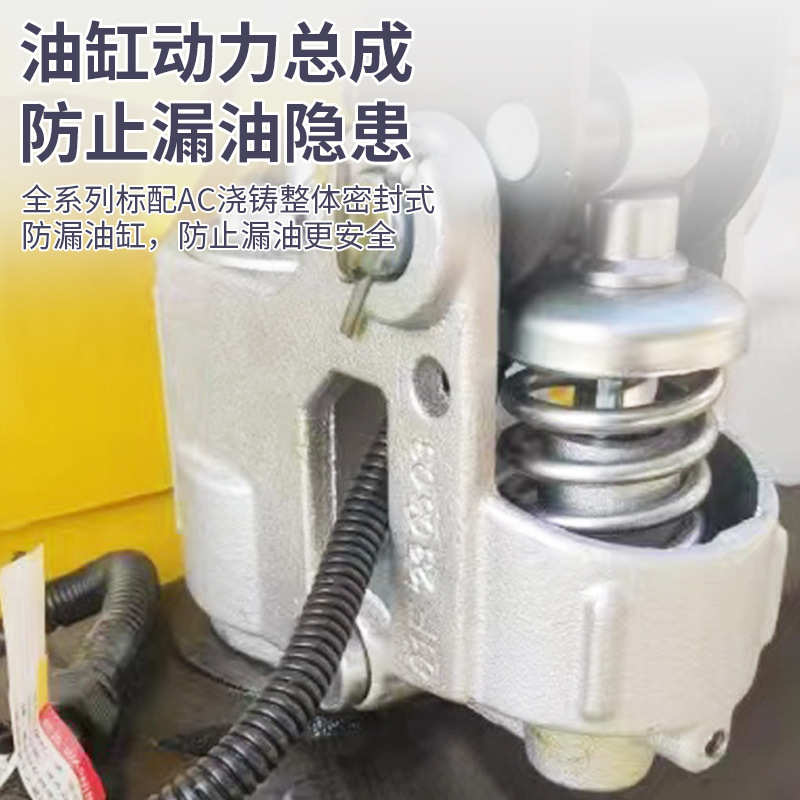 全半电动叉车2吨3吨地牛仓库托盘装卸拖车半自动叉车液压搬运车