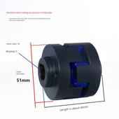 线切割配件通用梅花联轴器丝筒电机马达连接器八脚缓冲胶八角垫圈