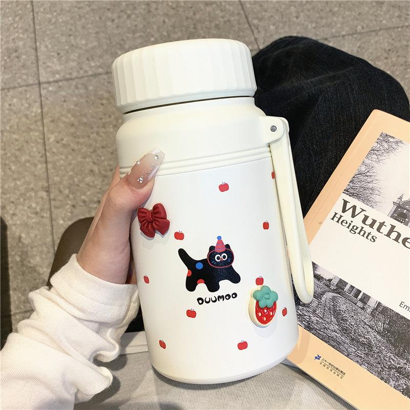 水杯保温杯大容量女高颜值2025新款茶水分离泡茶杯学生办公室便携