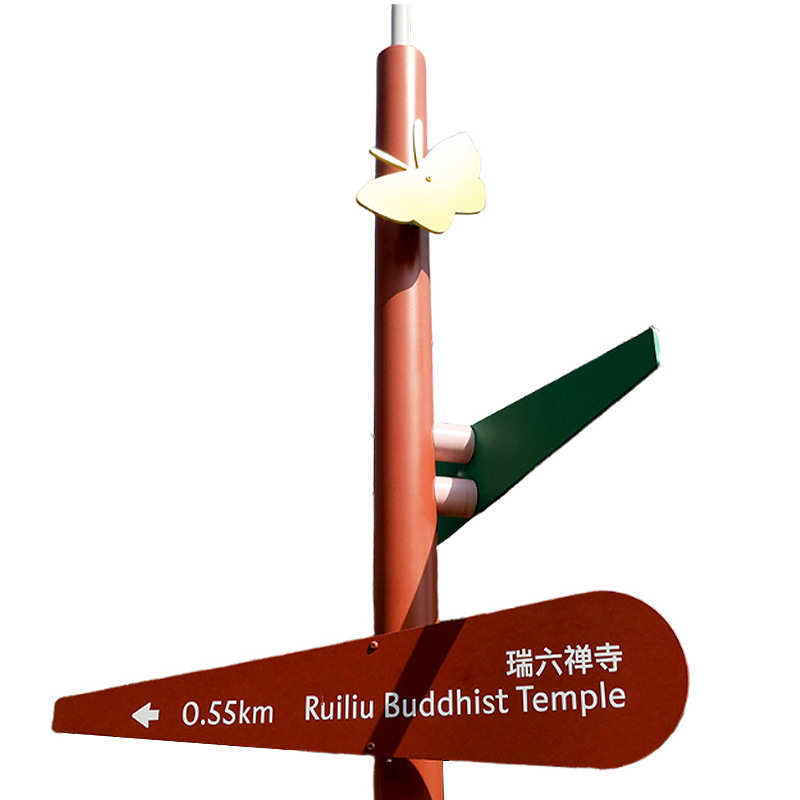 工厂定制公园导向牌户外指路牌园区景区步行街地下停车场方向牌