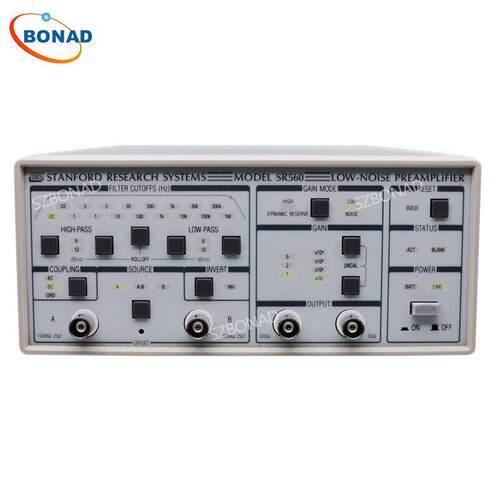 美国STANFORD斯坦福SR560低噪声前置电压放大器模块 带宽可达1MHz