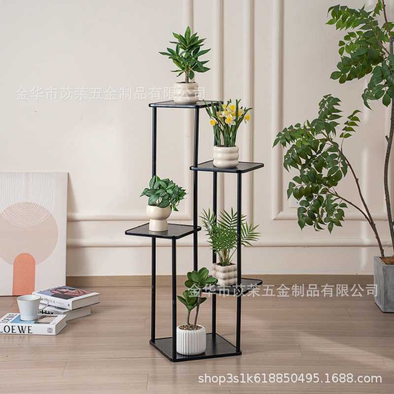植物物铁家用艺盆栽客厅架多层落地式支架阳台室内置花架子架