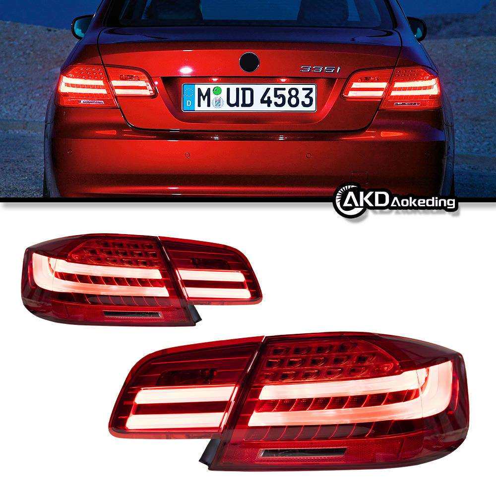 适用06-12款宝马E92 LED尾灯M3 325i 330i双门轿跑车尾信号灯