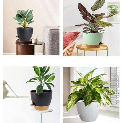 5Pcs Self Watering Planters Wear Resist Creative Plastic
