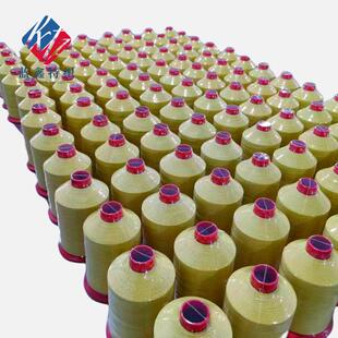 蓝鑫直销800D 3芳纶阻燃线防火阻燃芳纶线1414长纤合股缝纫线