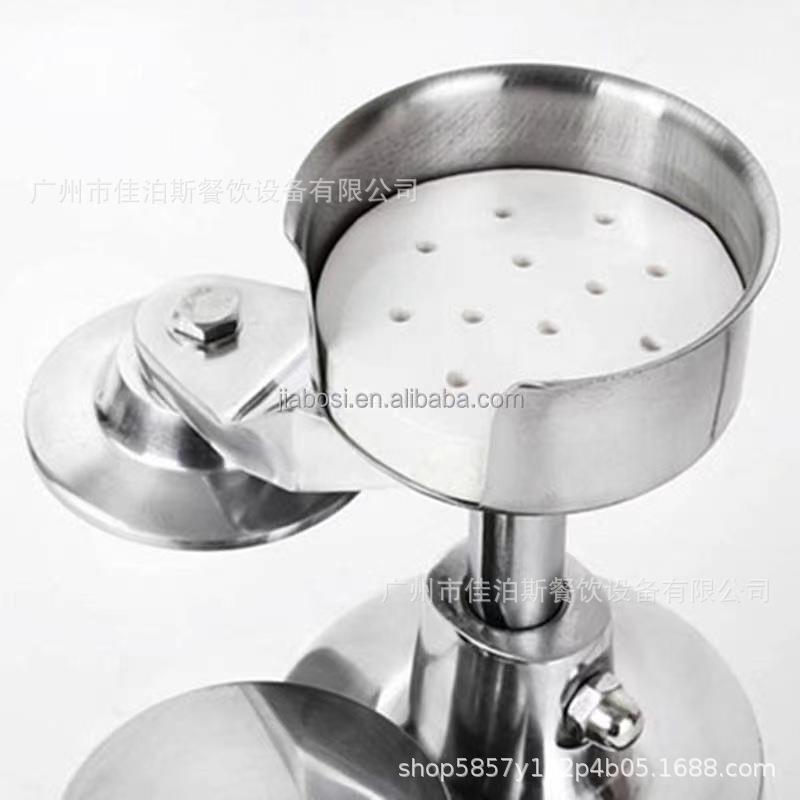 手动肉机压汉堡机不锈钢130-100牛肉成型机压饼机商用现做