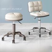 可调滑轮 家用化妆椅 美发椅 美容院专用理发店圆凳 美容椅