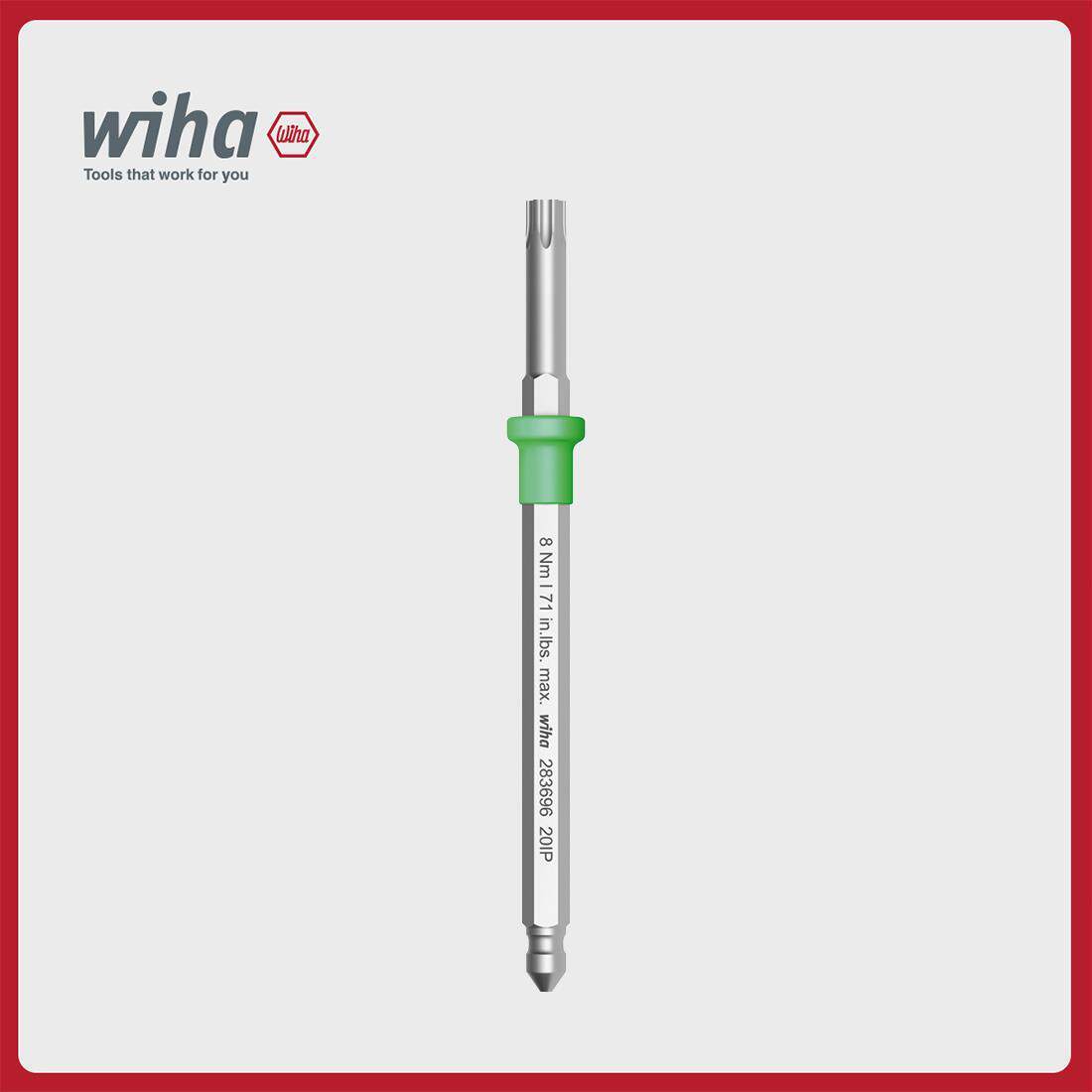 wiha威汉德国可替换加强星型扭力杆用于钥匙型定扭螺丝刀手柄