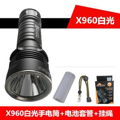 新款光A8-X960超亮强光手电霸筒光2远射L2可充电防水骑行家用 聚6