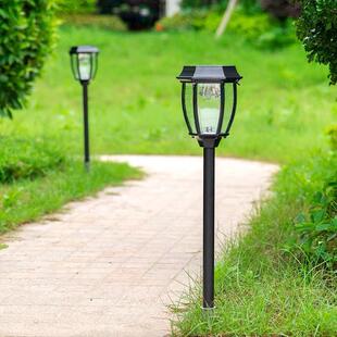 太阳能灯户外庭院灯超亮花园别墅草坪灯室外地插式防水路灯景观灯