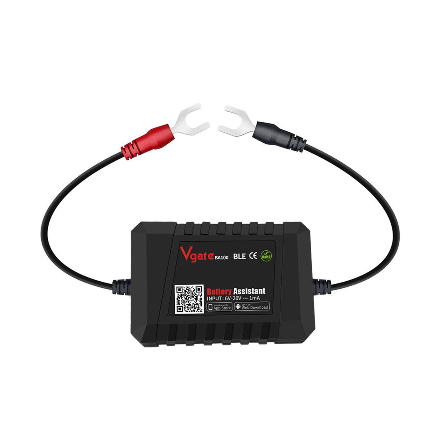 Vgate BA100电压蓝牙检测仪 支持12v电压的电池电瓶检测