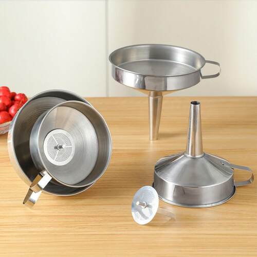 304 Stainless Steel Funnel Filter Screen for Home Use, Ideal
