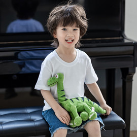 儿童立体t恤动物恐龙衣服夏季两三岁小童男女童宝宝短袖纯棉上衣