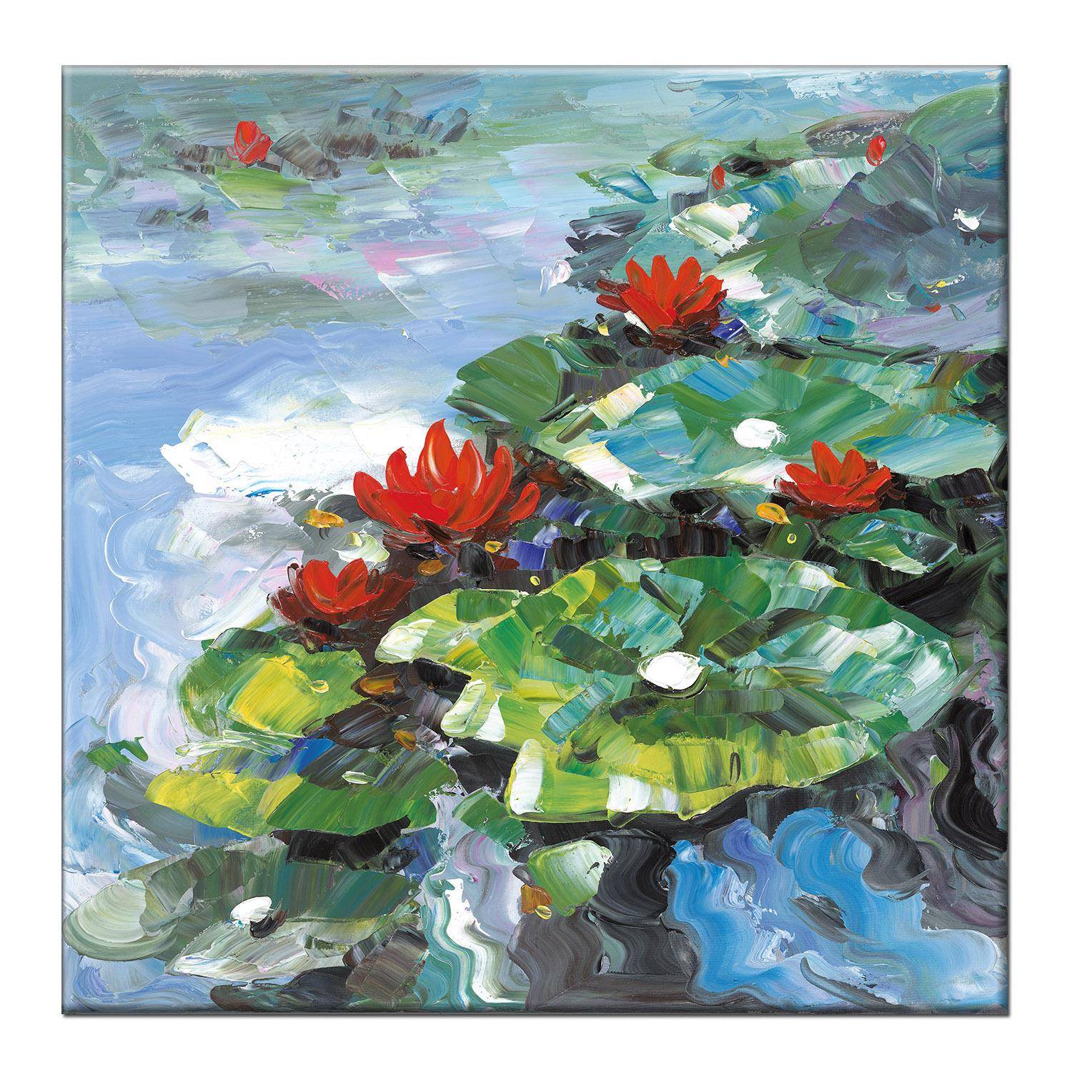 花卉清新油画,装饰油画,手绘油画,客厅油画,无框油画,欧式油