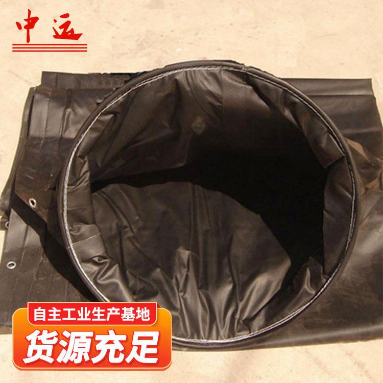 橡胶导风筒生产供应隧道风袋伸缩风筒现货直售橡胶导风筒