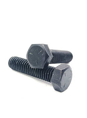 38816.美制外/螺丝六角牙级螺栓-级发黑螺钉碳钢牙5六角8英制标准