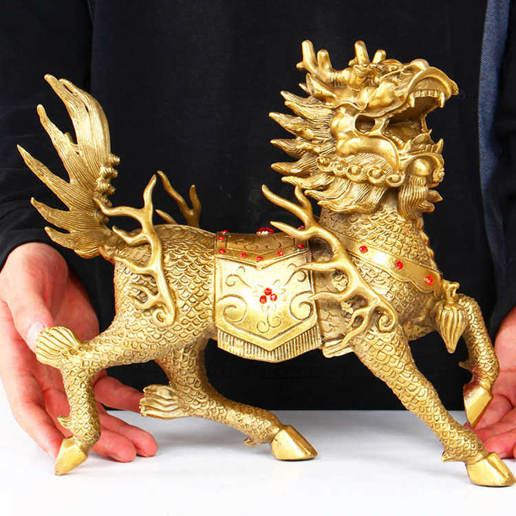 古玩黄铜麒麟办公室摆件铜器貔貅家居批发金属工艺品,特色手工艺,其他特色工艺品,淘宝优惠券,粉丝福利购,淘宝优惠卷