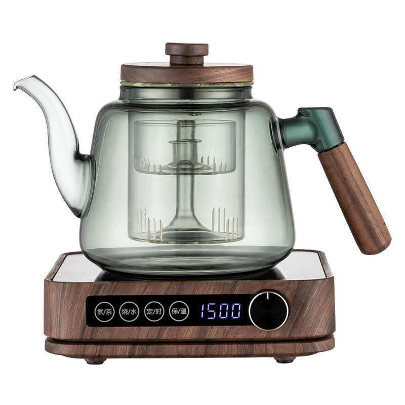 蒸煮一体茶壶新款玻璃煮茶器全自动烧水电陶炉家用养生煮茶炉套装