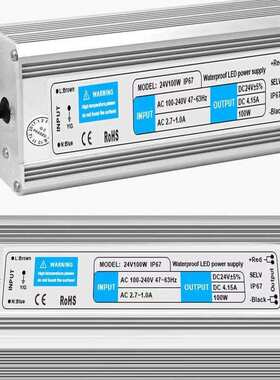 恒压防水开关电源24V6.2A150W防水等级IP67工程专用AC220V转DC24V