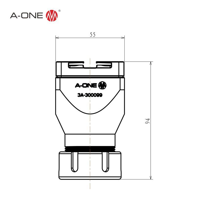 EDM电火花机床电极夹具适用ER32筒夹可兼容3R筒式夹头