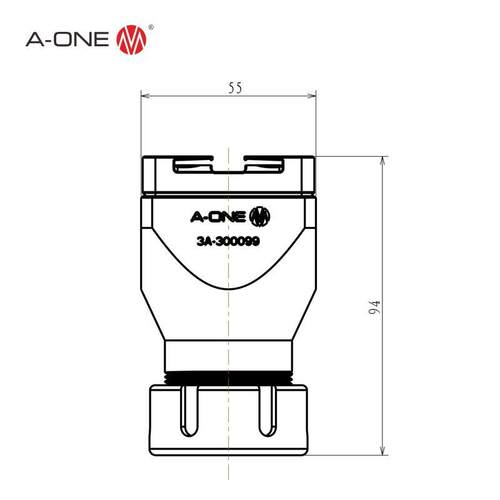 EDM电火花机床电极夹具适用ER32筒夹可兼容3R筒式夹头