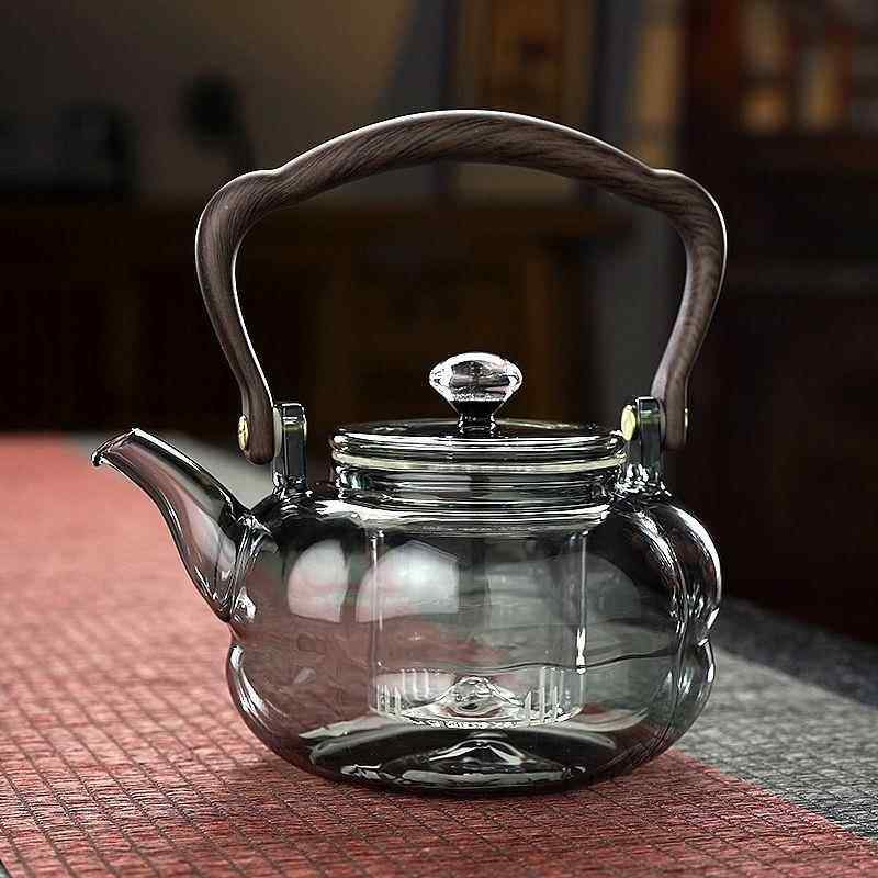 玻璃茶壶泡茶家用耐047热电陶火炉煮茶器围炉明梁水壶烧提养生茶