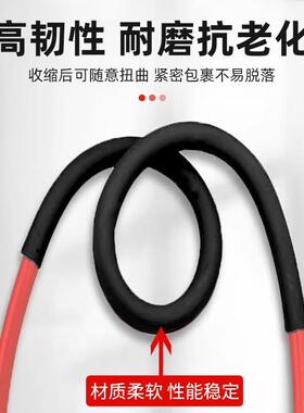 黑色双壁管3倍热缩1.6mm-50mm加厚带胶防水热缩绝缘电缆热缩套管