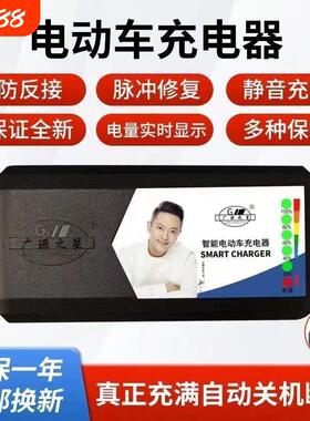 广源之星充电器原装智能自动断电电动车48v60v72v修覆保护电流