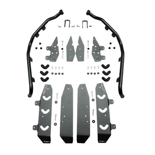 适用三阳剑齿虎400摩托车XS400T-2护杠保险杠防摔排气杠改装配件