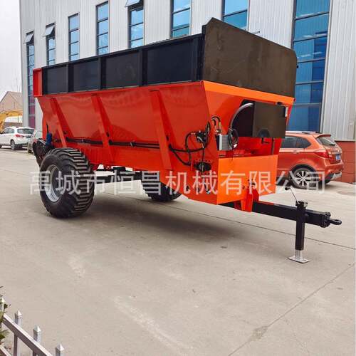 2025加重型10方牵引式撒粪车内蒙古热销款扬粪机散粪车
