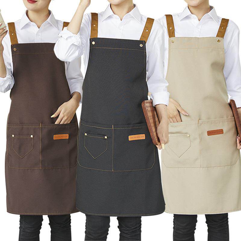 大人外穿家务防尘防水防油围裙罩衣防污耐脏韩版高颜值家用加长