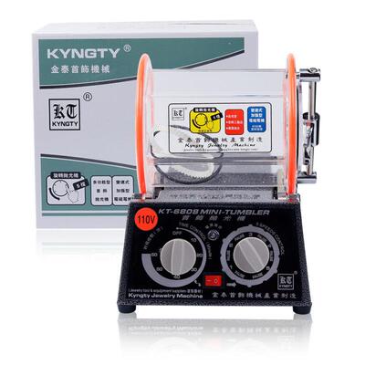 KT6808滚桶抛光机滚筒抛光机滚动抛光机首饰珠宝金银清洗工具