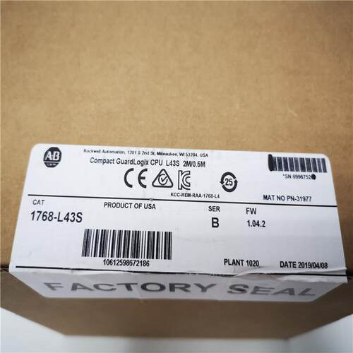 1768-L43S 罗克韦尔原装正品CPU模块PLC模块