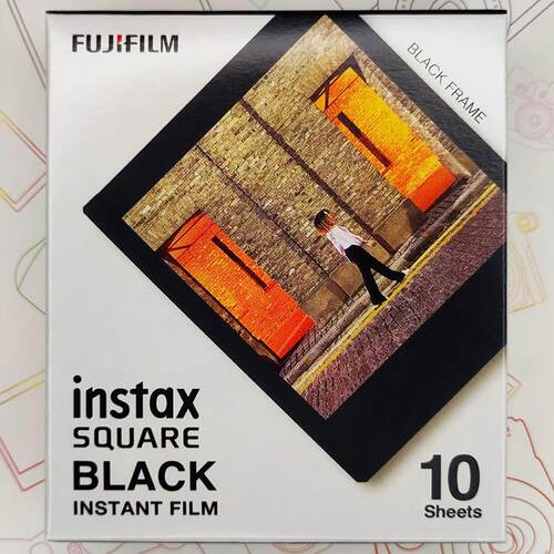 方形黑边相纸富士Instax方形相纸适用于Sq40/20/10/6/1 Sp-3