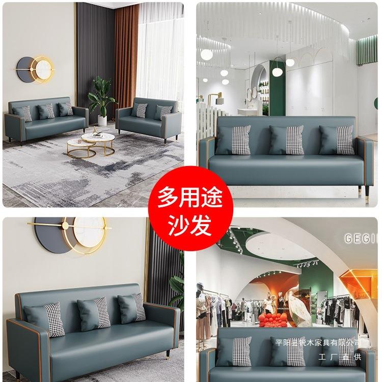 双人沙发小户型客厅简约现代两人二人三人出租房屋公寓简易服装店
