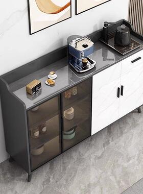 岩餐柜边现代碗柜厨房收纳储物柜客厅吧茶台家用一体板玻厂家直供