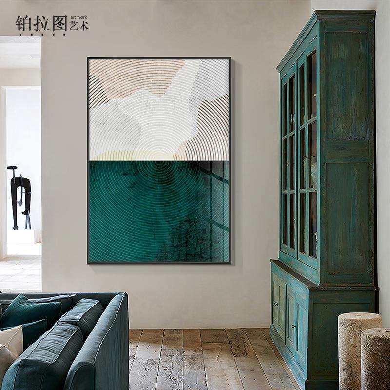 新款直销现代简约客厅装饰画卧室挂画现代抽象几何艺术书房墙壁画