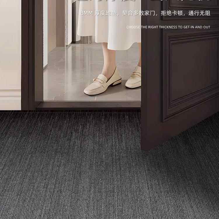 黑2色入户门门地防垫脚垫2F99MJ9M805新款耐脏滑门垫进地毯可裁剪