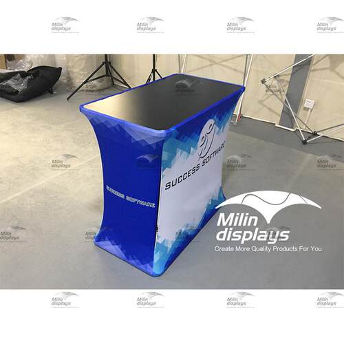 厂家直销快幕秀促销台 展览活动前台接待台 超市商场陈列展示桌