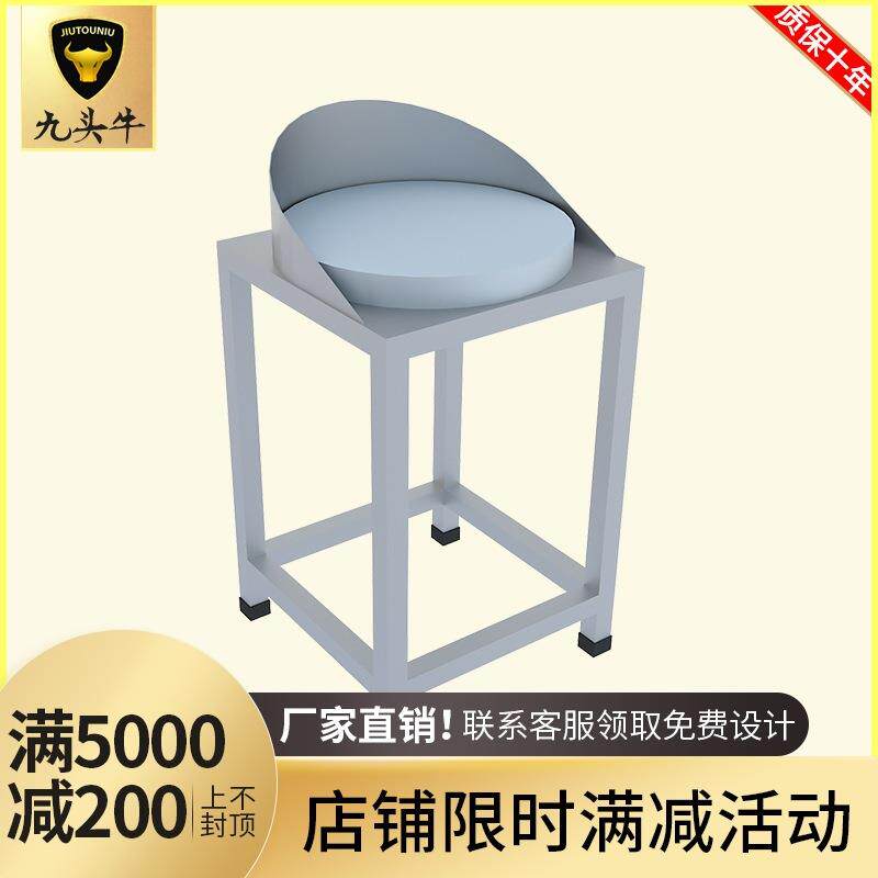 超市轻量可移动剁肉台牛肉店不锈钢操作台钱大妈猪肉店砍骨头架