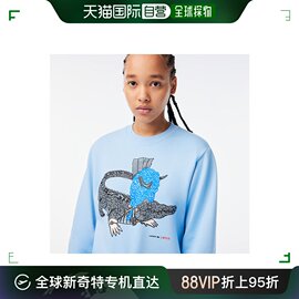 日潮跑腿LACOSTE法国鳄鱼 “Lacoste x Netflix”鳄鱼印花女士圆